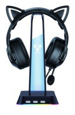 VENTARIS GHSO-10 gamer fejhallgató tartó Audio-Video / Hifi / Multimédia - Fül és Fejhallgatók - Fejhallgató kiegészítő - 507986
