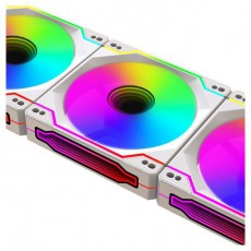 VENTARIS VGCF120-1F-W Tempest RGB számítógép ventilátor fehér Iroda és számítástechnika - Számítógép tartozék - Ventilátor - 508305