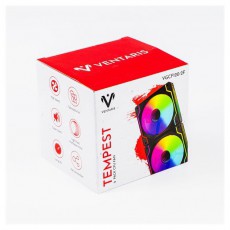 VENTARIS VGCF120-2F Tempest RGB számítógép ventilátor 2/CS Iroda és számítástechnika - Számítógép tartozék - Ventilátor - 508303