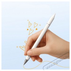Vention 3-in-1 magnetic touch pen aluminum alloy, white érintőceruza Mobil / Kommunikáció / Smart - Tablet / E-book kiegészítő, tok - Ceruza - 529114