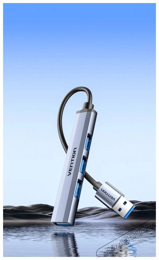 Vention SuperMini USB 3.0 HUB 0.15m Gray USB Hub Iroda &eacute;s sz&aacute;m&iacute;t&aacute;stechnika - Notebook kieg&eacute;sz&iacute;tő - Egy&eacute;b notebook kieg&eacute;sz&iacute;tő - 532830