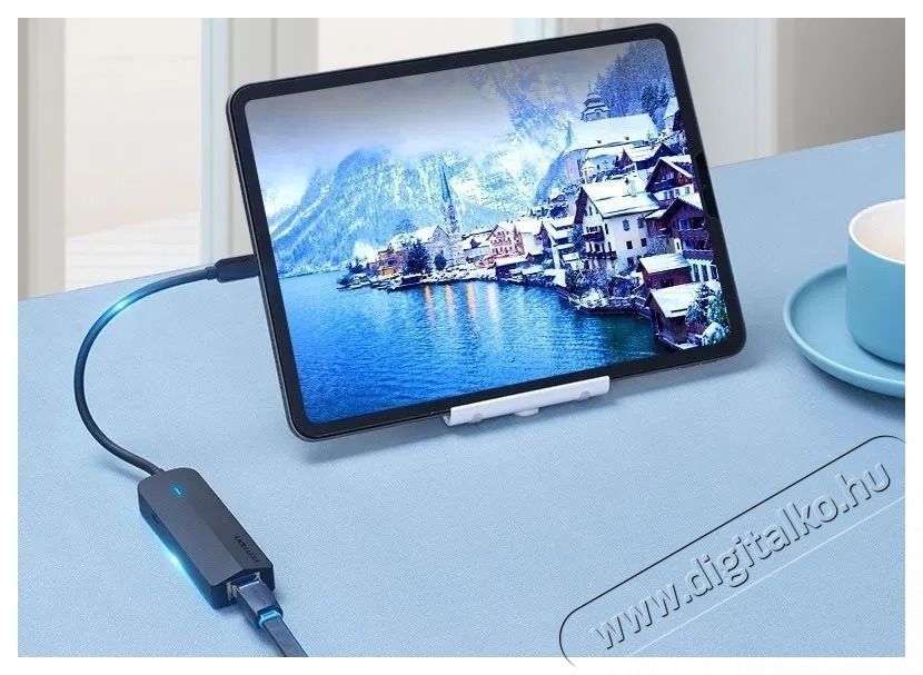 Vention Type-C (USB-C) to 3&times; USB 2.0 / RJ45 / Micro-B HUB 0.15M Black ABS Type Dokkol&oacute; &aacute;llom&aacute;s Iroda &eacute;s sz&aacute;m&iacute;t&aacute;stechnika - Notebook kieg&eacute;sz&iacute;tő - Egy&eacute;b notebook kieg&eacute;sz&iacute;tő - 532828