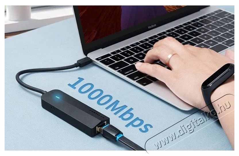Vention Type-C (USB-C) to 3&times; USB 3.0 / RJ45 / Micro-B HUB 0.15M Black ABS Type Iroda &eacute;s sz&aacute;m&iacute;t&aacute;stechnika - Notebook kieg&eacute;sz&iacute;tő - Egy&eacute;b notebook kieg&eacute;sz&iacute;tő - 532827