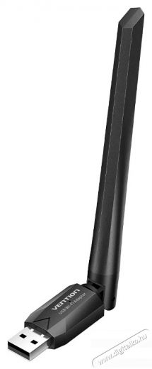 Vention AC650 USB Wi-Fi Dual Band Network Adapter With High Gain Antenna Black Iroda &eacute;s sz&aacute;m&iacute;t&aacute;stechnika - H&aacute;l&oacute;zat - H&aacute;l&oacute;zati kieg&eacute;sz&iacute;tő - 535840