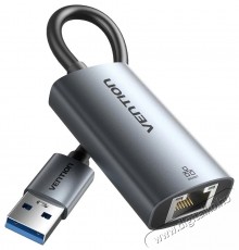 Vention USB-A to Gigabit Ethernet Adapter 0.15M Gray Aluminum Alloy Type Iroda &eacute;s sz&aacute;m&iacute;t&aacute;stechnika - H&aacute;l&oacute;zat - H&aacute;l&oacute;zati kieg&eacute;sz&iacute;tő - 535843