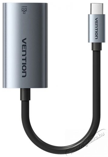 Vention USB-C to Gigabit Ethernet Adapter 0.15M Gray Aluminum Alloy Type H&aacute;ztart&aacute;s / Otthon / K&uuml;lt&eacute;r - Vil&aacute;g&iacute;t&aacute;s / elektromoss&aacute;g - H&aacute;l&oacute;zati eloszt&oacute; / hosszabb&iacute;t&oacute; / adapter - 535841