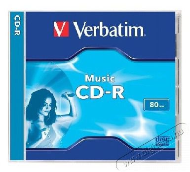 VERBATIM CDVA80L CD-R Music normál tokos CD lemez Iroda és számítástechnika - Számítógép tartozék - CD / DVD tartó / tasak - 386146