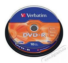 VERBATIM DVDV-16B10 DVD-R cake box DVD lemez 10db/csomag Iroda és számítástechnika - Számítógép tartozék - CD / DVD tartó / tasak - 386279