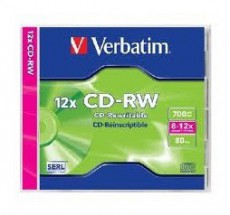 VERBATIM CDVU7010 CD-RW normál tokos CD lemez Iroda és számítástechnika - Egyéb számítástechnikai termék - 410386