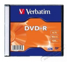 VERBATIM DVD-R 4.7GB 16X AZO vékony tokban Iroda és számítástechnika - Egyéb számítástechnikai termék - 444159