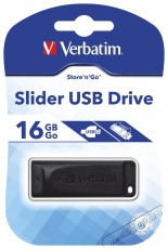 VERBATIM Store 'n' Go Slider 16GB USB 2.0 fekete Iroda &eacute;s sz&aacute;m&iacute;t&aacute;stechnika - Sz&aacute;m&iacute;t&oacute;g&eacute;p tartoz&eacute;k - USB k&aacute;bel - 503447