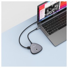 VERBATIM 32147 Share my Screen WDA-02 fekete/sz&uuml;rke vezet&eacute;k n&eacute;lk&uuml;li kijelző adapter + HUB Iroda &eacute;s sz&aacute;m&iacute;t&aacute;stechnika - Notebook kieg&eacute;sz&iacute;tő - USB hub / eloszt&oacute; - 507639