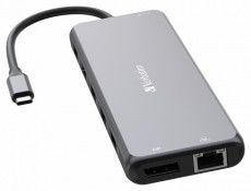 VERBATIM 32153 USB-C Pro Multiport CMH-13 13in1 ezüst HUB Iroda és számítástechnika - Notebook kiegészítő - USB hub / elosztó - 507642