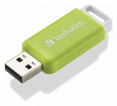 VERBATIM 49454 DataBar 32GB USB 2.0 zöld Flash Drive Memória kártya / Pendrive - Flash memory - 507919