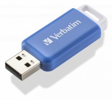 VERBATIM 49455 DataBar 64GB USB 2.0 kék Flash Drive Memória kártya / Pendrive - Flash memory - 507920