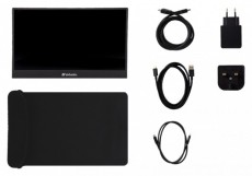 VERBATIM 49590 14 PM-14 FHD IPS HDMI/USB-C fekete monitor Iroda és számítástechnika - Monitor - Érintőképernyős monitor - 507921