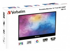 VERBATIM 49590 14 PM-14 FHD IPS HDMI/USB-C fekete monitor Iroda és számítástechnika - Monitor - Érintőképernyős monitor - 507921