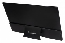 VERBATIM 49592 15,6 PMT-15 FHD IPS HDMI/USB-C fekete fém borítású érintőképernyős monitor Iroda és számítástechnika - Monitor - Érintőképernyős monitor - 507922