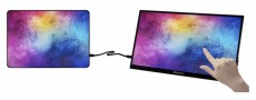 VERBATIM 49592 15,6 PMT-15 FHD IPS HDMI/USB-C fekete fém borítású érintőképernyős monitor Iroda és számítástechnika - Monitor - Érintőképernyős monitor - 507922
