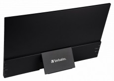 VERBATIM 49593 17,3 PMT-17 FHD IPS HDMI/USB-C fekete fém borítású érintőképernyős monitor Iroda és számítástechnika - Monitor - Érintőképernyős monitor - 507923