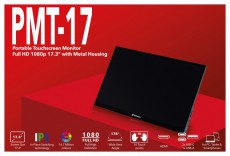 VERBATIM 49593 17,3 PMT-17 FHD IPS HDMI/USB-C fekete fém borítású érintőképernyős monitor Iroda és számítástechnika - Monitor - Érintőképernyős monitor - 507923