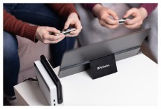 VERBATIM 49593 17,3 PMT-17 FHD IPS HDMI/USB-C fekete fém borítású érintőképernyős monitor Iroda és számítástechnika - Monitor - Érintőképernyős monitor - 507923