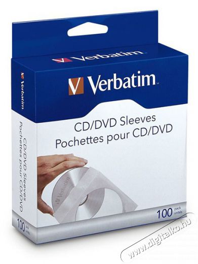 VERBATIM 49976 100db/csomag papír CD tok Iroda és számítástechnika - Számítógép tartozék - CD / DVD tartó / tasak - 507924