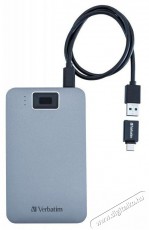 VERBATIM 53652 Executive 1TB USB 3.2 Gen 1/USB-C szürke FIPS titkosított külső winchester Iroda és számítástechnika - Adattároló / merevlemez - Külső HDD - 507850