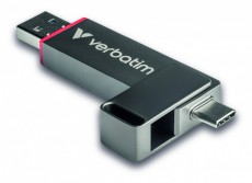 VERBATIM 32040 128GB USB 3.2 Gen 1 A/USB-C Dual QuickStick Flash Drive - Memória kártya / Pendrive - Pendrive - 514264