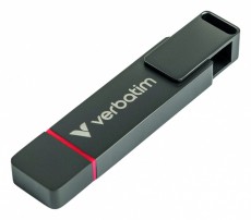VERBATIM 32040 128GB USB 3.2 Gen 1 A/USB-C Dual QuickStick Flash Drive Memória kártya / Pendrive - Pendrive - 514264