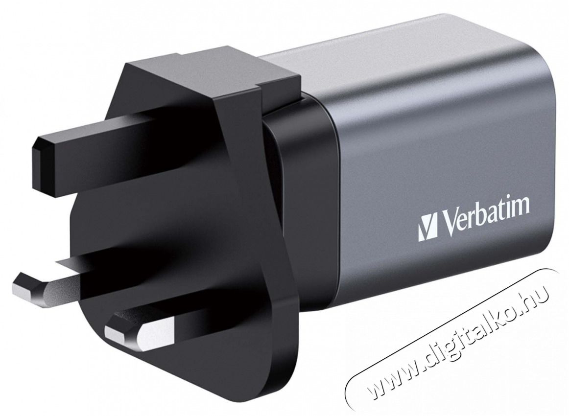 VERBATIM 32200 GNC-35 GaN Charger 35W USB Type-A + Type-C hálózati töltő adapter Akkuk és töltők - Li-ion akkumulátor és töltő (gyári) - Töltő / hálózati adapter - 514984