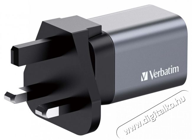 VERBATIM 32200 GNC-35 GaN Charger 35W USB Type-A + Type-C hálózati töltő adapter Akkuk és töltők - Li-ion akkumulátor és töltő (gyári) - Töltő / hálózati adapter - 514984