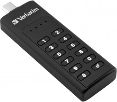 VERBATIM Keypad Secure Drive USB-C 128GB USB 3.1 pendrive - Mem&oacute;ria k&aacute;rtya / Pendrive - Pendrive - 529118
