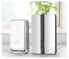 Verk 01701 Wireless doorbell IP44, receiver, remote control, 150 m, white Háztartás / Otthon / Kültér - Lakásfelszerelés - Csengő - 519831