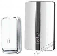 Verk 01701 Wireless doorbell IP44, receiver, remote control, 150 m, white Háztartás / Otthon / Kültér - Lakásfelszerelés - Csengő - 519831