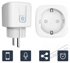 Verk 06274 Fogyasztásmérős okos WiFi konnektor, időzítővel Háztartás / Otthon / Kültér - Okos otthon - Okos konnektor - 520277