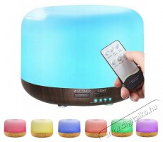 Verk 01643 LED aroma diffúzor + távirányító Szépségápolás / Egészség - Légtisztító / párásító / párátlanító - Párásító - 526569