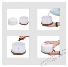 Verk 01643 LED aroma diffúzor + távirányító Szépségápolás / Egészség - Légtisztító / párásító / párátlanító - Párásító - 526569