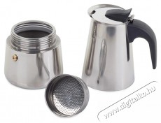 Verk 07008 Kotyogós kávéfőző, 9 adagos, 450 ml, ezüst Konyhai termékek - Kávéfőző / kávéörlő / kiegészítő - Kotyogó kávéfőző - 526564