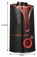 Verk 24461 Ultrahangos párásító, 3 l, fekete Szépségápolás / Egészség - Légtisztító / párásító / párátlanító - Párásító - 526573