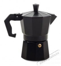 Verk 07041 Kotyogós kávéfőző, 3 adagos, 150 ml, fekete Konyhai termékek - Kávéfőző / kávéörlő / kiegészítő - Kotyogó kávéfőző - 528258
