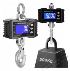 Verk 17145 Elektronikus f&uuml;ggő m&eacute;rleg, LCD, 500 kg, fekete Konyhai term&eacute;kek - Konyhai m&eacute;rleg - 528254