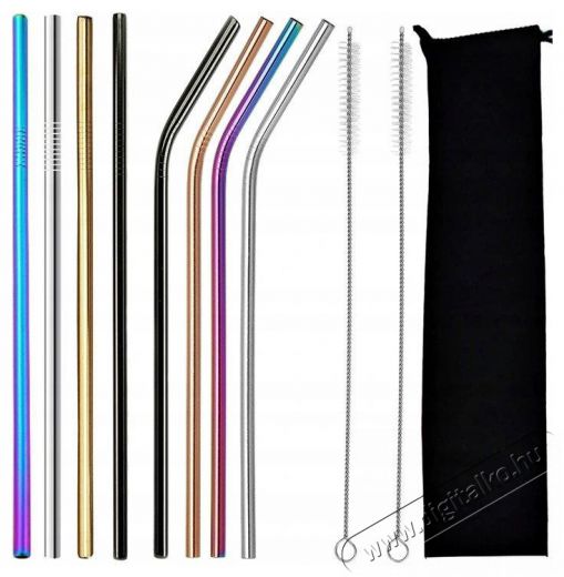 Verk 01634 rozsdamentes ac&eacute;l, 8 darab + tiszt&iacute;t&oacute;kefe, sz&iacute;nes Konyhai term&eacute;kek - Konyhai eszk&ouml;z - K&eacute;szlet / szett - 530227