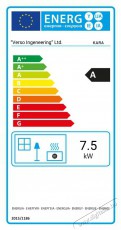 VERSO Kara, 7,5 kW, füstcső átmérő 150 mm Kandallókályha Háztartás / Otthon / Kültér - Fűtés - Kandalló - 526580