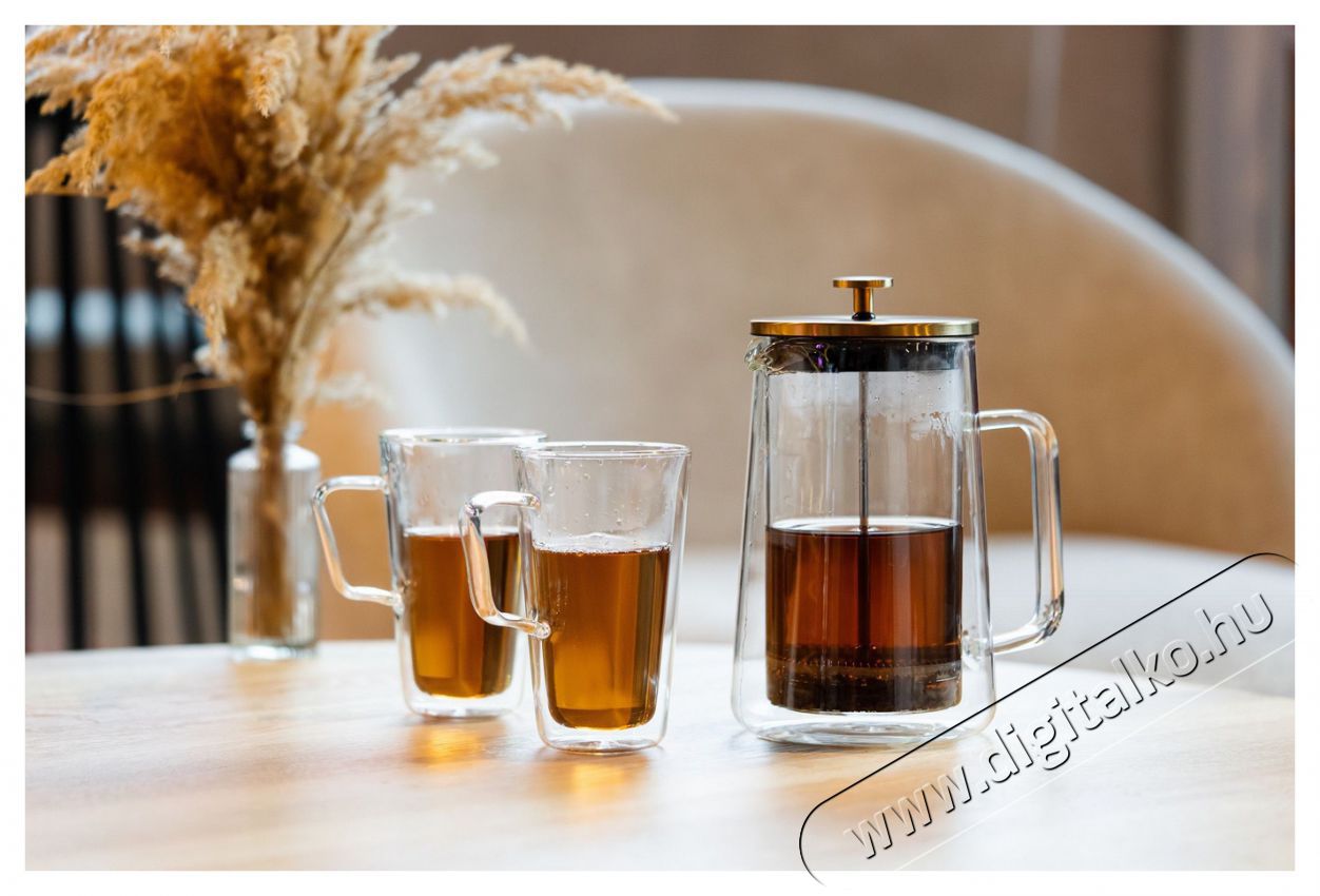 Vialli Design dupla fal&uacute;, 1000 ml, arany_DIVA 9286 Konyhai term&eacute;kek - V&iacute;zforral&oacute; / teafőző - 526585