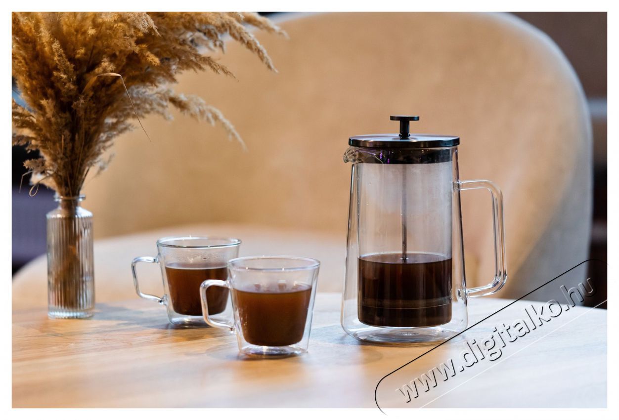 Vialli Design dupla fal&uacute;, 1000 ml, grafit_DIVA 9293 Konyhai term&eacute;kek - V&iacute;zforral&oacute; / teafőző - 526586