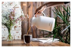 Vialli Design Termosz üvegbetéttel, 1 l, fehér, AMO 7763 Konyhai termékek - Edény - Termosz - 528280