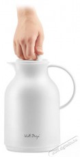 Vialli Design Termosz üvegbetéttel, 1 l, fehér, AMO 7763 Konyhai termékek - Edény - Termosz - 528280
