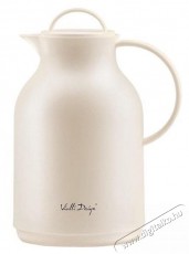 Vialli Design Termosz üvegbetéttel, 1 l, krém, AMO 7770 Konyhai termékek - Edény - Termosz - 528281