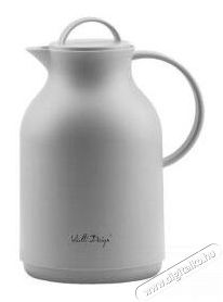 Vialli Design Termosz üvegbetéttel, 1 l, szürke, AMO 7787 Konyhai termékek - Edény - Termosz - 528276